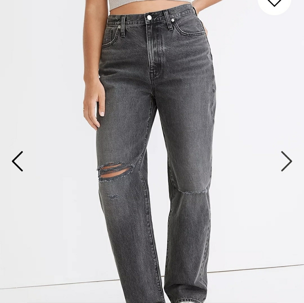 Madewell Baggy Straight Jeans